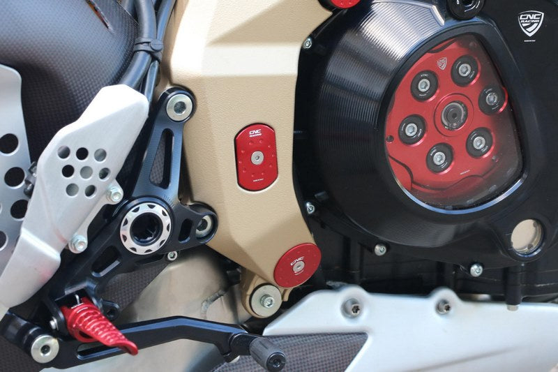 CNC Racing Frame caps kit MV Agusta - Frame side plate | TT362