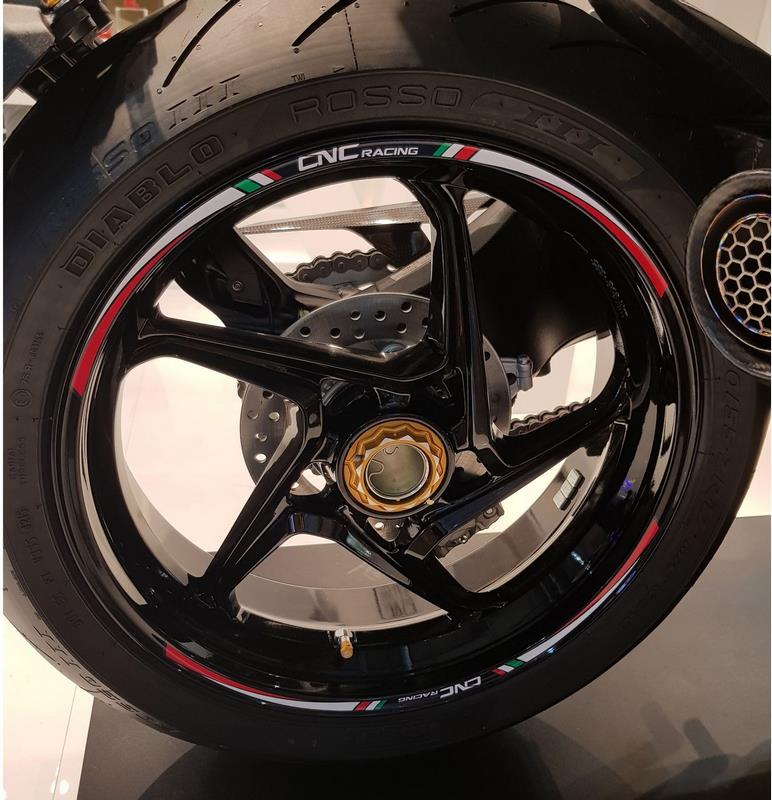CNC Racing 17 inch wheel stripes kit Black | WK001B