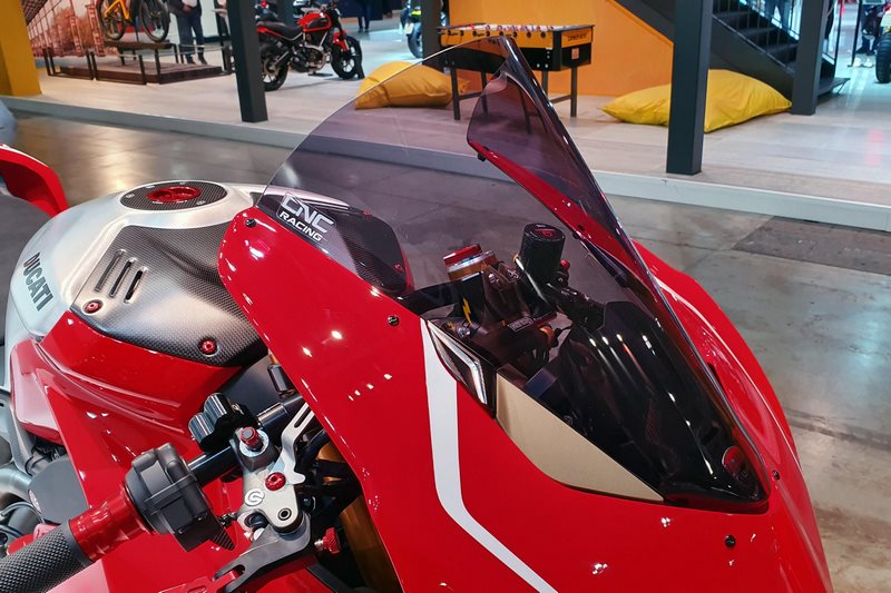CNC Racing Raised screen Race - Light smoke Smoke | WS306LS