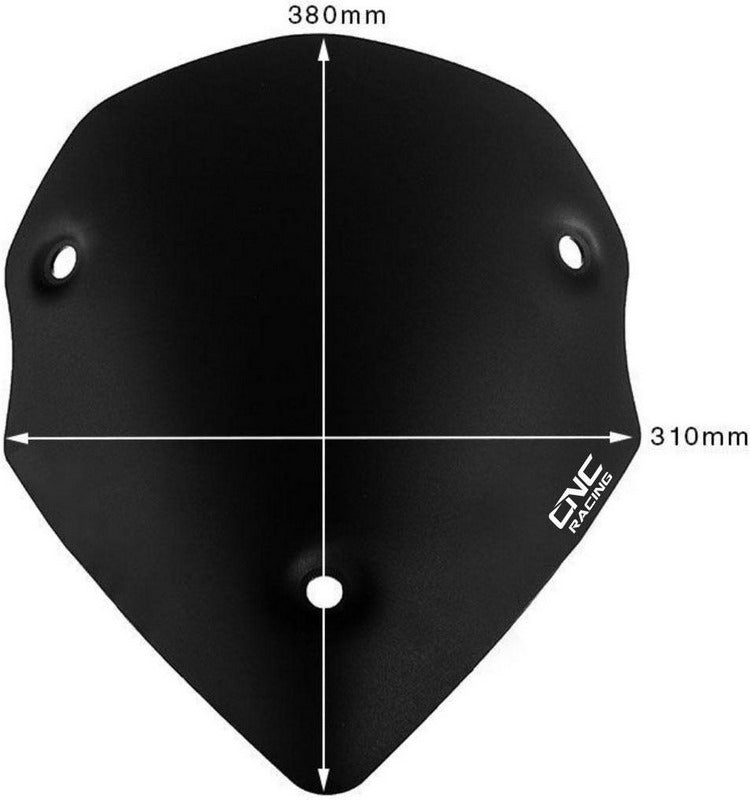 CNC Racing Windscreen Ducati Multistrada Sport - Black Black | WS350B