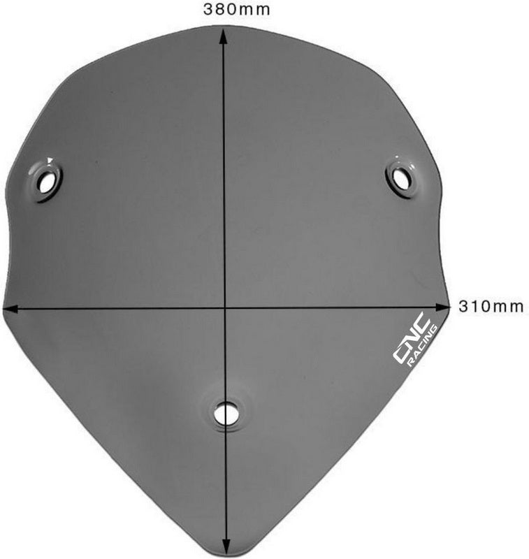 CNC Racing Windscreen Ducati Multistrada Sport - Smoke Smoke | WS350LS