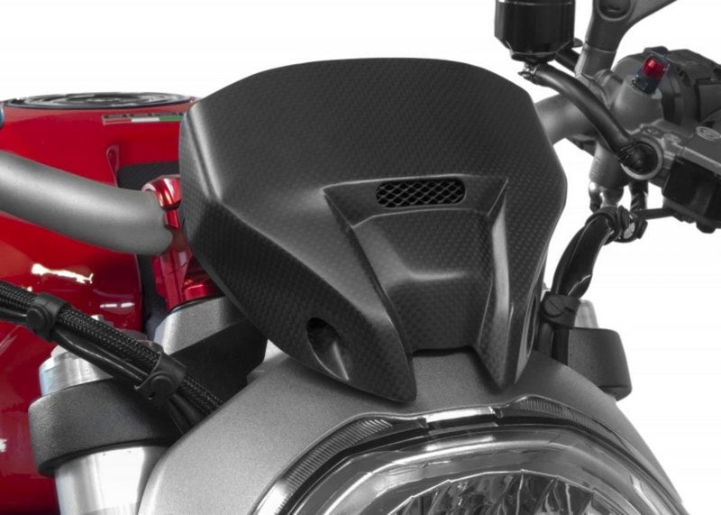 CNC Racing Headlight fairing cover Ducati Monster 821 1200 Matt Carbon | ZA968Y