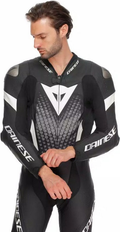 Dainese / ダイネーゼ LAGUNA SECA 6 PERF 1PC レザー スーツ ブラック/ホワイト/アンスラサイト | 2015100061-F13