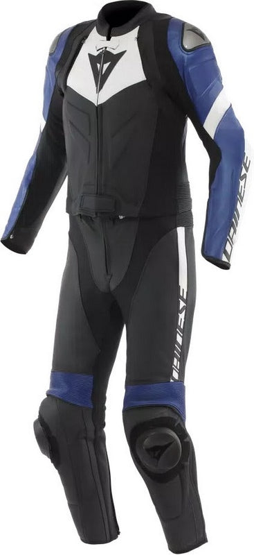 Dainese / ダイネーゼ AVRO 4 レザー 2PCS スーツ ブラック/ホワイト/ブルー | 201513479-355
