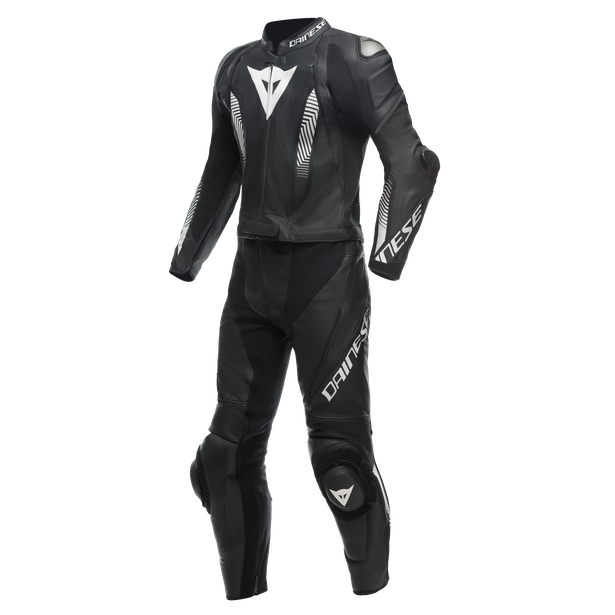 Dainese / ダイネーゼ Laguna Seca 5 2Pcs Leather Suit Perf Black/Black/White | 201513482-948