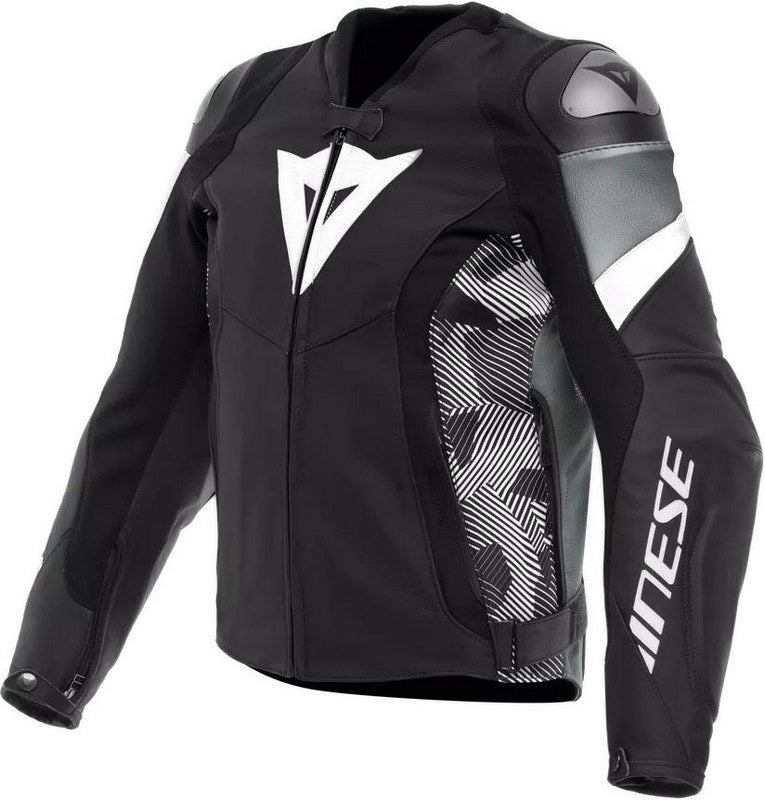Dainese / ダイネーゼ AVRO 5 レザージャケット ブラック/ホワイト/アンスラサイト | 2015300001-F13