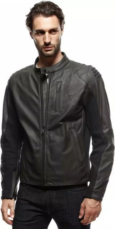 Dainese / ダイネーゼ ISTRICE PERF. レザージャケット ダークブラウン | 2015300007-005