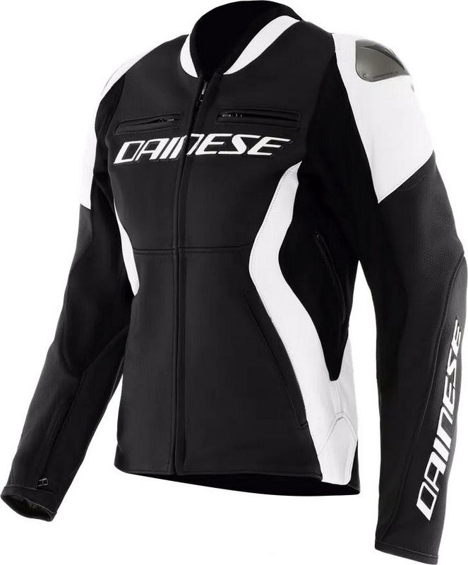 Dainese / ダイネーゼ RACING 5 レザージャケット レディース ブラック/ホワイト | 2015300034-622