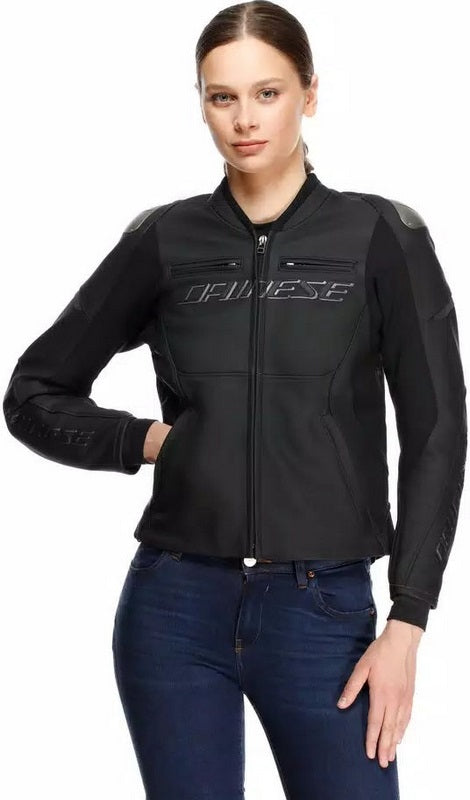 Dainese / ダイネーゼ RACING 5 レザージャケット レディース ブラック/ブラック | 2015300034-631