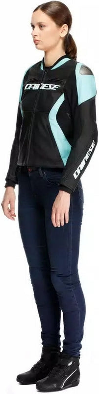 Dainese / ダイネーゼ RACING 5 レザージャケット レディース ブラック/WATER | 2015300034-77N