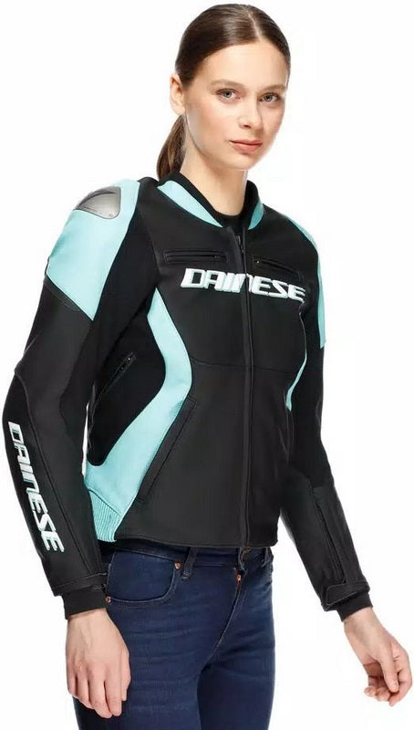 Dainese / ダイネーゼ RACING 5 レザージャケット レディース ブラック/WATER | 2015300034-77N
