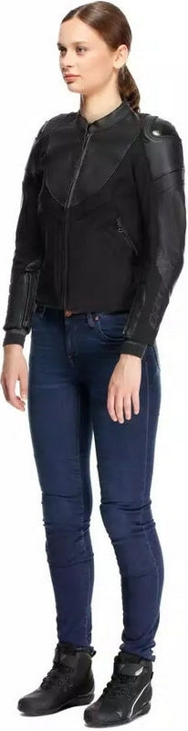 Dainese / ダイネーゼ IPERATTIVA レザーテキストジャケット ジャケット レディース ブラック/ブラック | 2015300037-631