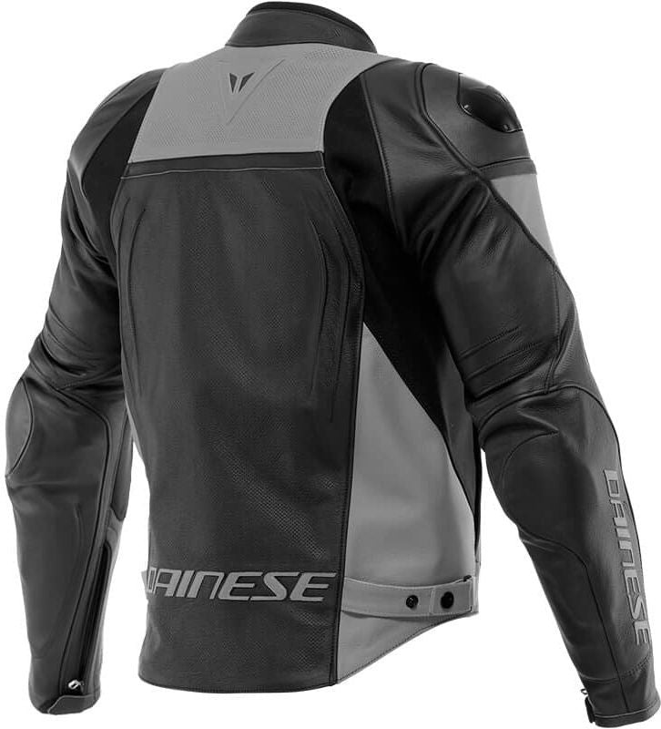 Dainese / ダイネーゼ RACING 4 レザー ジャケット PERF. ブラック/チャコールグレイ | 20153384959F008