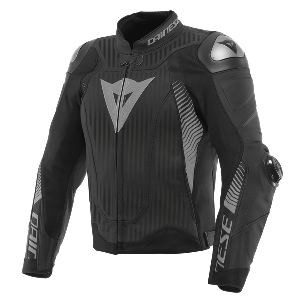 Dainese / ダイネーゼ Super Speed 4 Leather Jacket Perf. Black-Matt/Charcoal-Gray | 201533871-50G