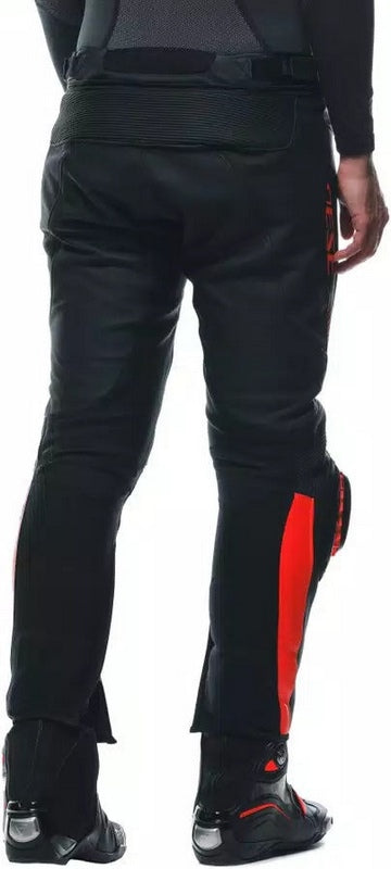 Dainese / ダイネーゼ SUPER SPEED レザーパンツ ブラック/フルオレッド | 2015500001-628