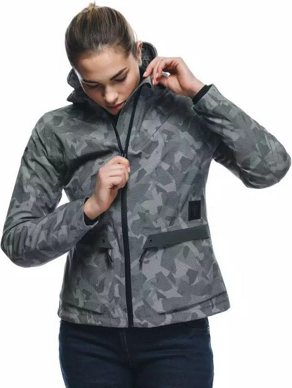 Dainese / ダイネーゼ CENTRALE ABSØLUTESHELL PRO ジャケット レディース LONDON FOG CAMO DOTS | 2016500006-54L