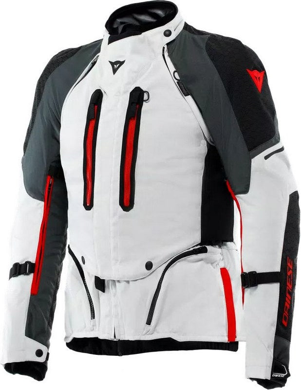 Dainese / ダイネーゼ SUPER ADVENTURE アブソリュートシェルジャケット グレイシャーグレー/IRON-GATE/レッド | 2016500012-29J