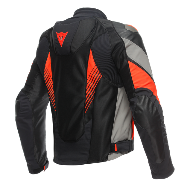 Dainese / ダイネーゼ Super Rider 2 Absoluteshell Jacket Black/Dark-Gull-Gray/Fluo-Red | 201654630-85I