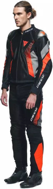 Dainese / ダイネーゼ DRAKE 2 AIR ABSØLUTESHELL パンツ ブラック/フルオレッド | 2016700002-628