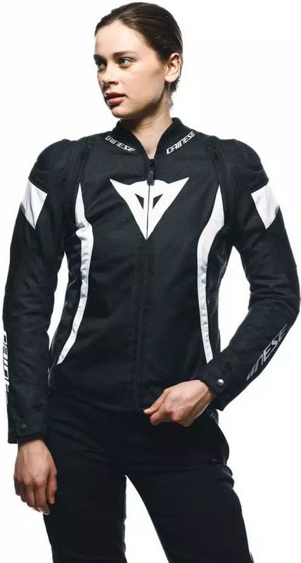 Dainese / ダイネーゼ AVRO 5 TEX ジャケット レディース ブラック/ホワイト/ブラック | 2017300007-O45
