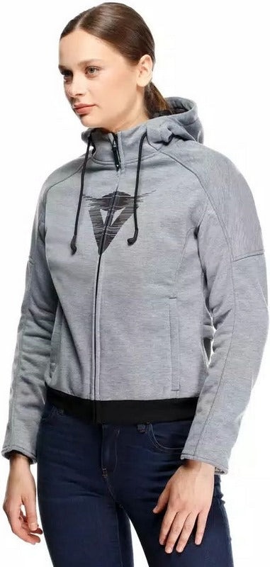 Dainese / ダイネーゼ DAEMON-X SAFETY フーディー FULL ZIP レディース グレー-MELANGE | 2017300022-351