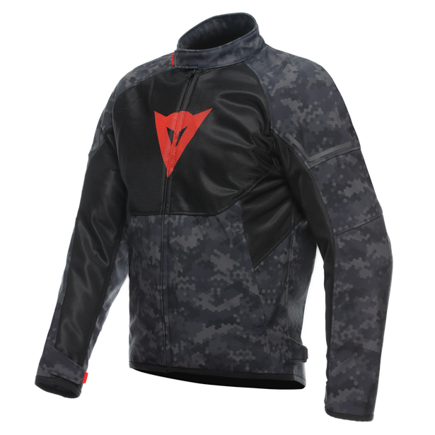 Dainese / ダイネーゼ Ignite Air Tex Jacket Camo-Gray/Black/Fluo-Red | 201735262-97H