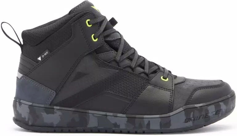 Dainese / ダイネーゼ SUBURB D-WP シューズ ブラック/CAMO/アシッドイエロー | 2017700010-49J