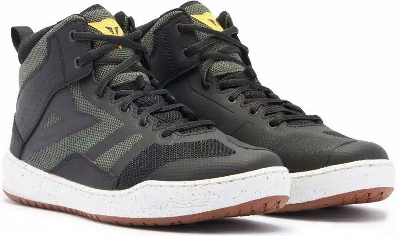 Dainese / ダイネーゼ SUBURB AIR シューズ ブラック/ホワイト/ARMY グリーン | 2017700011-50J