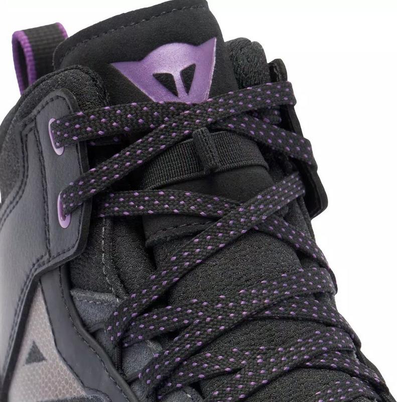 Dainese / ダイネーゼ SUBURB D-WP シューズ レディース ブラック/ホワイト/METAL PURPLE | 2017700012-52J