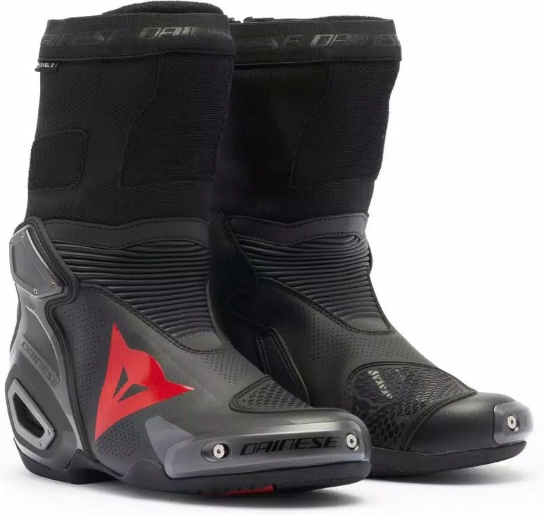 Dainese / ダイネーゼ AXIAL 2 AIR ブーツ ブラック/ブラック/フルオレッド | 2017900053-P75