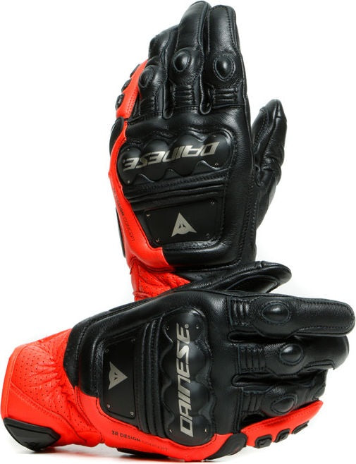 Dainese / ダイネーゼ 4-STROKE 2 グローブ ブラック/フルオレッド | 201815926-628