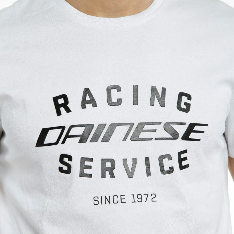 Dainese / ダイネーゼ RACING SERVICE Tシャツ ホワイト/ブラック | 201896843-601