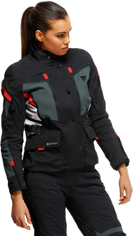 Dainese / ダイネーゼ CARVE MASTER 3 レディ ゴアテックス ジャケット ブラック/エボニー/ラバレッド | 20259399906C003