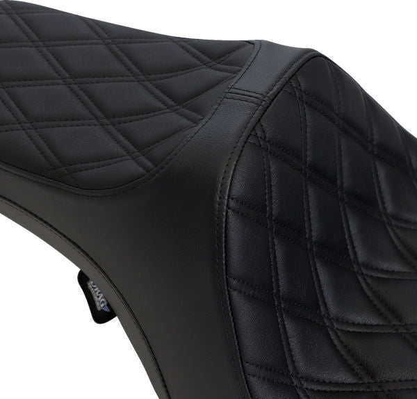 Drag Specialties SEAT PREDIII DDIA BLK THR | 0801-1129