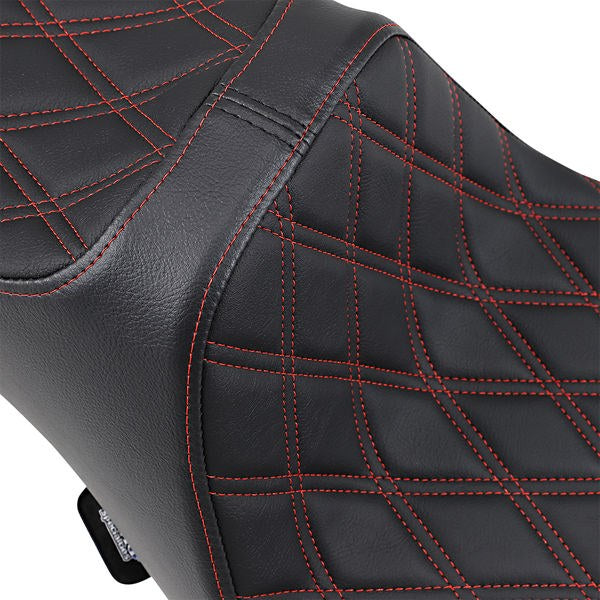 Drag Specialties SEAT PREDIII EXTND DD RED | 0801-1262