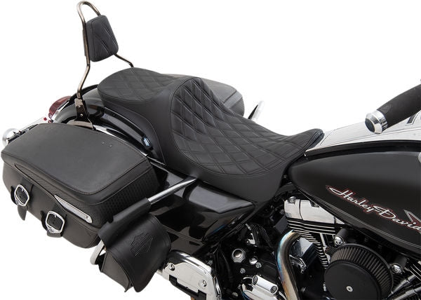 Drag Specialties SEAT PRED III 2UP DDIABLK | 0801-1304