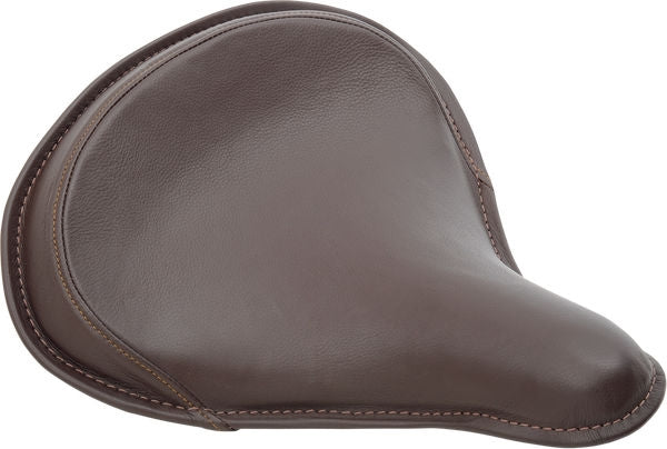 Drag Specialties SEAT SOLO LG LEATHER BRN | 0806-0049