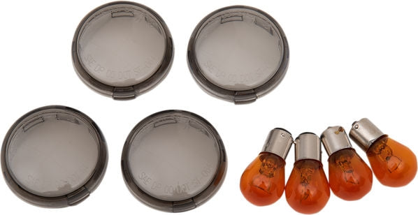 Drag Specialties SMOKED BULLET LENS 00-22 | 12-0201