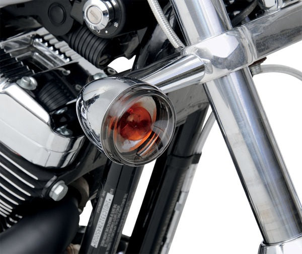 Drag Specialties SMOKED BULLET LENS 00-22 | 12-0201