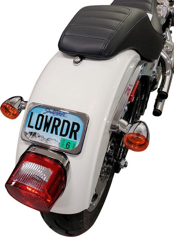 Drag Specialties MOUNT LIC PLT RADUS WD BK | 2030-0629