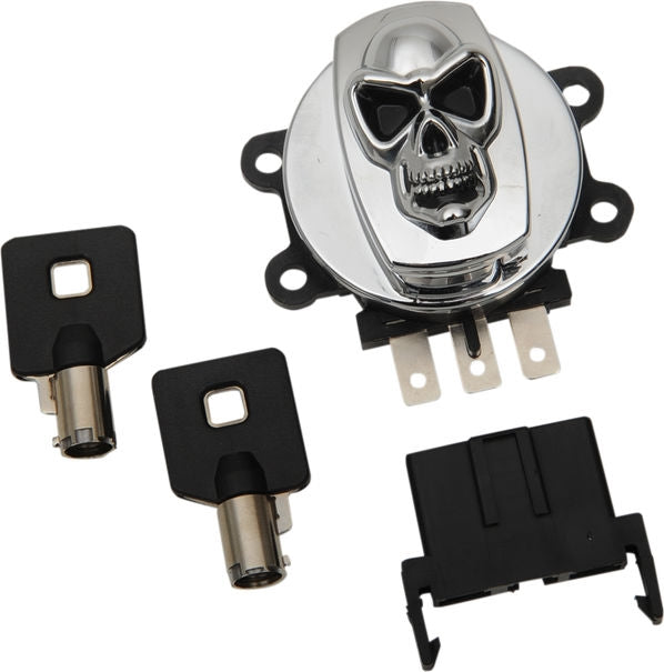 Drag Specialties SWITCH IGN CHR SKL 93-13 | 21-0209SKD