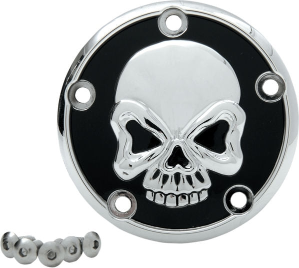 Drag Specialties COVER POINT CHSKULL 5HOLE | 301711