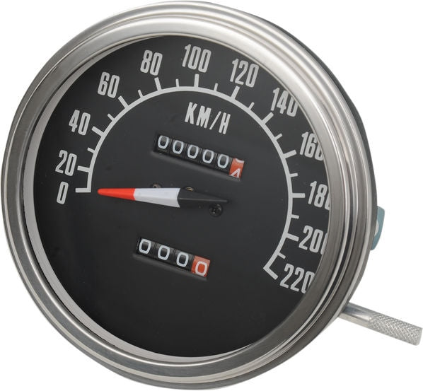 Drag Specialties SPEEDO 1:1 68-84FACE KM/H | 70847KMX