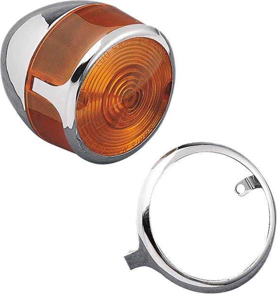 Drag Specialties TURN SIGNAL LENS TRIM RING CHR | 72182