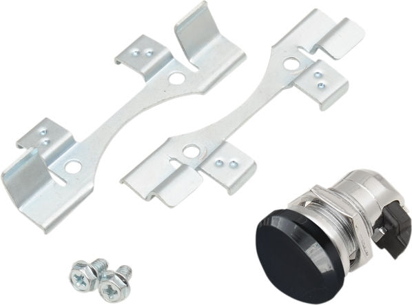 Drag Specialties LATCH GAS DOOR BLK 92-19 | 77388B