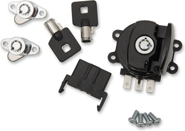 Drag Specialties SWITCH IGN W/SB LOCKS BLK | E21-0209GB/45