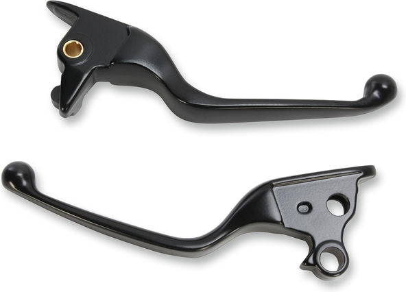 Drag Specialties LEVERS BLK ST 15-22 | H07-0593MB