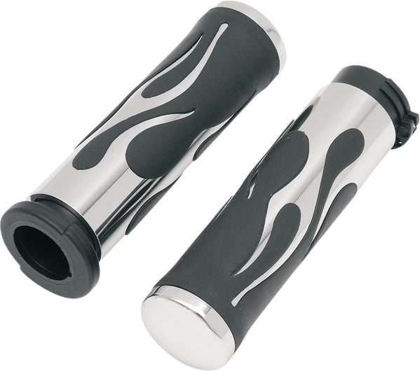 Drag Specialties GRIPS FLAME 08-22 TBW | H17-0571T