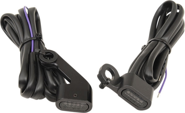Drag Specialties LIGHTS TRNSIG BLK SMK FLT | L22-0232MBMENU
