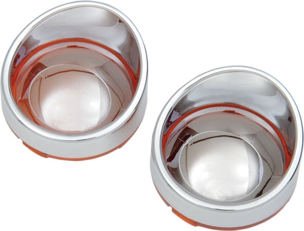 Drag Specialties BEZEL T/S VISOR AMB/MIR LENS | L22-6828AC